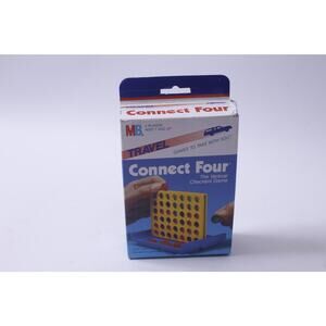 Connect For, Milton, Bradley, Travel, Miniature, 1980s Small, Activity Toy, Vint